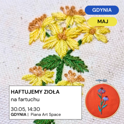 Gdynia 30.05: haftujemy zioła