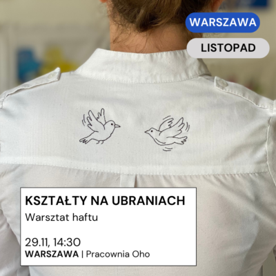 Warszawa 29.11: kształty na ubraniach
