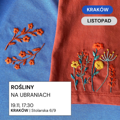 strona główna Kraków 19.11: rośliny na ubraniach