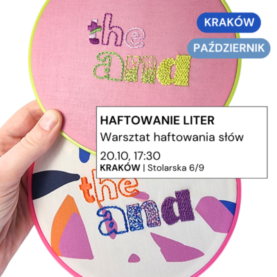 Kraków 20.10: haft liter